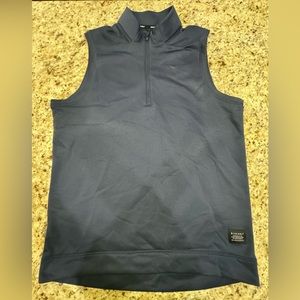 Nike Golf 1/4 Zip Vest Navy Medium